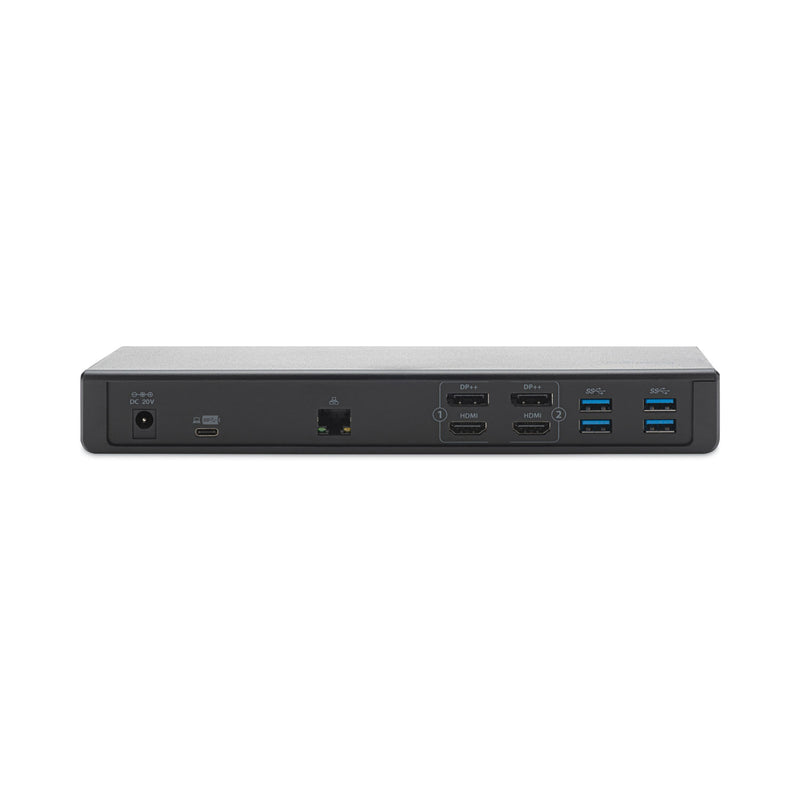 Kensington SD4750P USB-C and USB-A Dual 4K Hybrid Docking Station, Black
