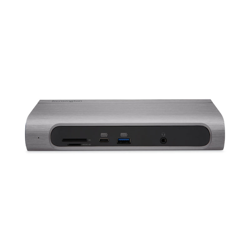Kensington SD5600T Thunderbolt 3 and USB-C Dual 4K Hybrid Docking Station, Black/Silver