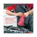 WypAll Power Clean X80 Heavy Duty Cloths,, 12.5 x 12, Red, 50/Box, 4 Boxes/Carton