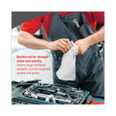 WypAll Power Clean X80 Heavy Duty Cloths, 1/4 Fold, 12.5 x 12, White, 50/Box, 4 Boxes/Carton