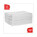 WypAll Power Clean X80 Heavy Duty Cloths, 1/4 Fold, 12.5 x 12, White, 50/Box, 4 Boxes/Carton