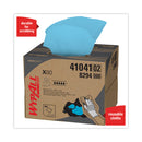 WypAll Power Clean X80 Heavy Duty Cloths, 11.1 x 16.8, Blue, 160 Wipers/Carton