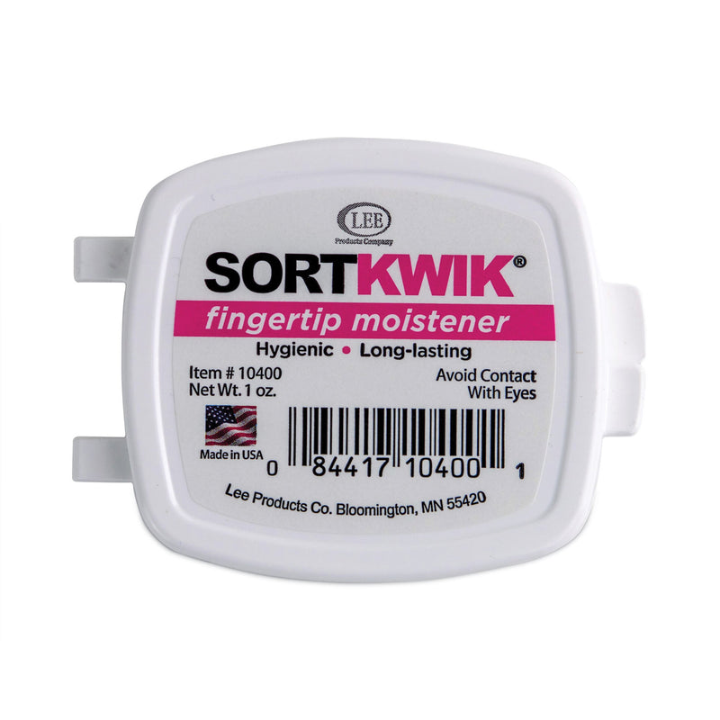 LEE Sortkwik Fingertip Moisteners, 1 oz, Pink
