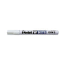 Pentel White Permanent Marker, Fine Bullet Tip, White