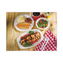 Dart Concorde Non-Laminated Foam Plate, 9" dia, 125/Pack, 4 Packs/Carton