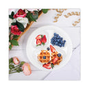 Dart Concorde Non-Laminated Foam Plate, 3-Compartment, 10.25" dia, White, 125/Pack, 4 Packs/Carton