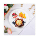 Dart Concorde Non-Laminated Foam Plate, 3-Compartment, 9" dia, 125/Pack, 4 Packs/Carton