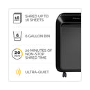 Fellowes Powershred LX210 Micro-Cut Shredder, 16 Manual Sheet Capacity, Black