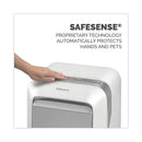 Fellowes Powershred LX210 Micro-Cut Shredder, 16 Manual Sheet Capacity, White