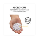 Fellowes Powershred LX200 Micro-Cut Shredder, 12 Manual Sheet Capacity, White
