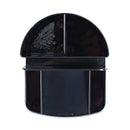 Universal Deluxe Message Center, 6 Compartments, Plastic, 5.5 x 6.75 x 5, Black