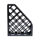 Universal Recycled Plastic Magazine File, 3 x 10 x 11.88, Black