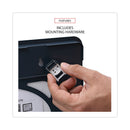 Universal Recycled Cubicle Dry Erase Board, 15.88 x 12.88, Charcoal, with Three Magnets