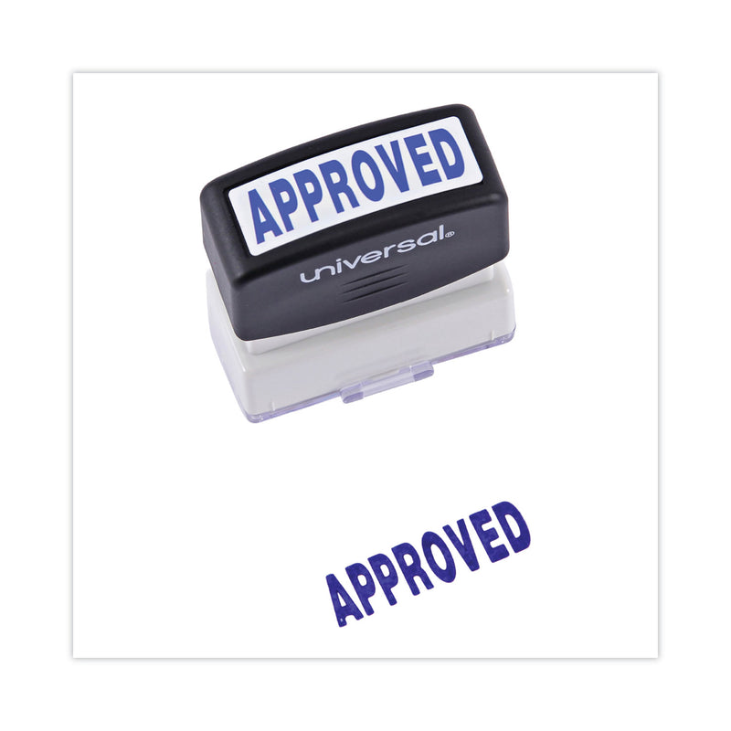 Universal Message Stamp, APPROVED, Pre-Inked One-Color, Blue