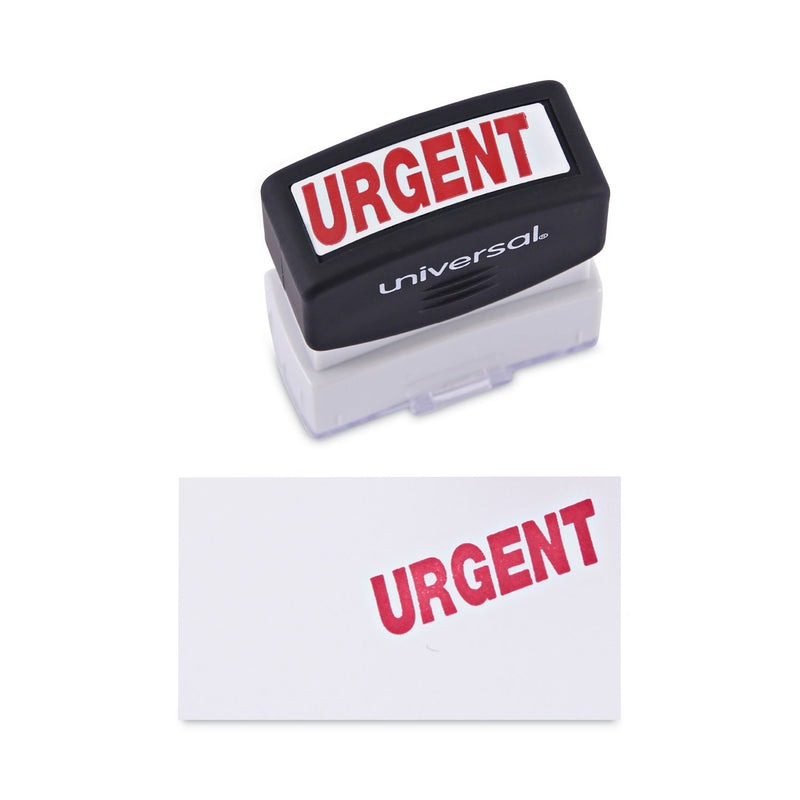 Universal Message Stamp, URGENT, Pre-Inked One-Color, Red