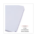 Universal Self-Tab Index Dividers, 8-Tab, 11 x 8.5, White, 24 Sets