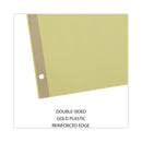 Universal Deluxe Extended Insertable Tab Indexes, 5-Tab, 11 x 8.5, Buff, Clear Tabs, 24 Sets