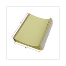 Universal Deluxe Extended Insertable Tab Indexes, 8-Tab, 11 x 8.5, Buff, Clear Tabs, 24 Sets