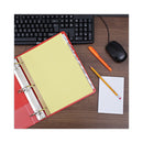 Universal Deluxe Extended Insertable Tab Indexes, 8-Tab, 11 x 8.5, Buff, Clear Tabs, 24 Sets