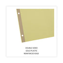 Universal Deluxe Extended Insertable Tab Indexes, 8-Tab, 11 x 8.5, Buff, Clear Tabs, 24 Sets