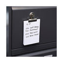 Universal Bulldog Magnetic Clips, Medium, Nickel, 12/Pack