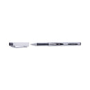 Universal Gel Pen, Stick, Medium 0.7 mm, Black Ink, Silver/Black Barrel, Dozen