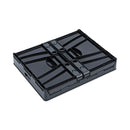 Universal Collapsible Crate, Letter/Legal Files, 17.25" x 14.25" x 10.5", Black/Gray, 2/Pack