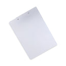Universal Aluminum Clipboard with Low Profile Clip, 0.5" Clip Capacity, Holds 8.5 x 11 Sheets, Aluminum