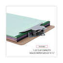 Universal Hardboard Clipboard, 1.25" Clip Capacity, Holds 8.5 x 11 Sheets, Brown