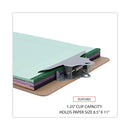 Universal Hardboard Clipboard, 1.25" Clip Capacity, Holds 8.5 x 11 Sheets, Brown, 3/Pack
