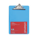 Universal Plastic Clipboard with High Capacity Clip, 1.25" Clip Capacity, Holds 8.5 x 11 Sheets, Translucent Blue