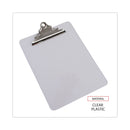 Universal Plastic Clipboard with High Capacity Clip, 1.25" Clip Capacity, Holds 8.5 x 11 Sheets, Clear