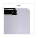 Universal Plastic Clipboard with Low Profile Clip, 0.5" Clip Capacity, Holds 8.5 x 11 Sheets, Clear