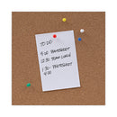 Universal Cork Board with Oak Style Frame, 24 x 18, Natural, Oak-Finished Frame