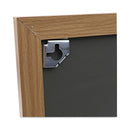 Universal Cork Board with Oak Style Frame, 24 x 18, Natural, Oak-Finished Frame