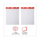 Universal Renewable Resource Sugarcane Based Easel Pads, Unruled, 27 x 34, White, 50 Sheets, 2/Carton