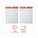 Universal Renewable Resource Sugarcane Based Easel Pads, Presentation Format (1" Rule), 27 x 34, White, 50 Sheets, 2/Carton