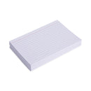Universal Ruled Index Cards, 4 x 6, White, 100/Pack