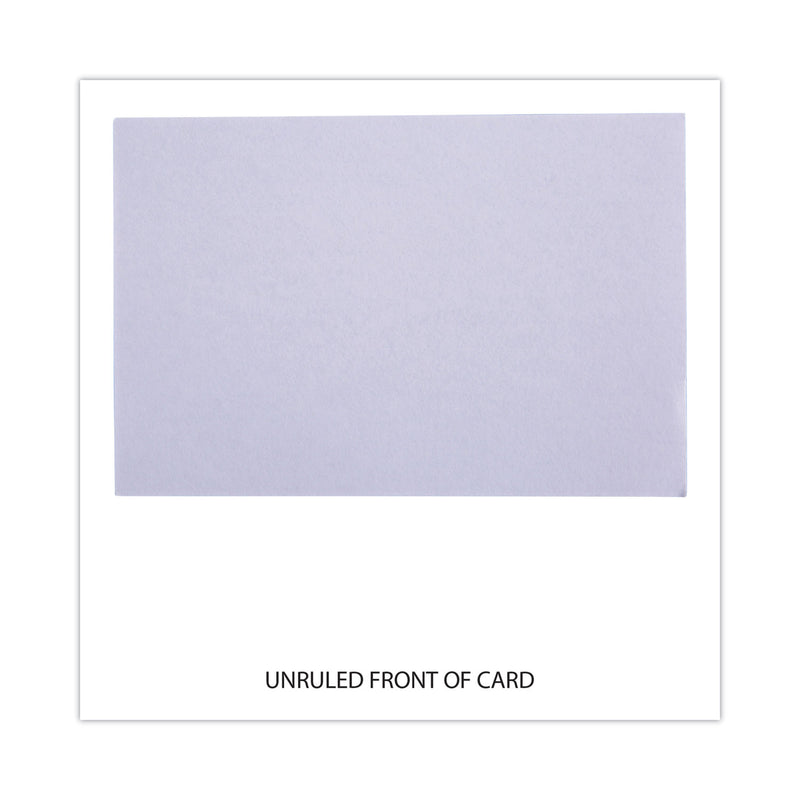 Universal Ruled Index Cards, 4 x 6, White, 100/Pack