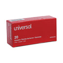 Universal Bevel Block Erasers, For Pencil Marks, Slanted-Edge Rectangular Block, Large, Pink, 20/Pack