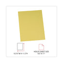 Universal Two-Pocket Portfolios with Tang Fasteners, 0.5" Capacity, 11 x 8.5, Assorted, 25/Box