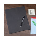 Universal Two-Pocket Portfolios with Tang Fasteners, 0.5" Capacity, 11 x 8.5, Black, 25/Box