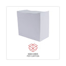 Universal Continuous-Feed Index Cards, Unruled, 3 x 5, White, 4,000/Carton