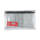 Universal Zippered Wallets/Cases, Leatherette PU, 11 x 6, Clear/Black, 2/Pack