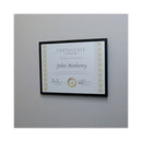 Universal Metal Photo Frame, Aluminum, 8.5 x 11, Black