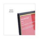 Universal All Purpose Document Frame, 8.5 x 11 Insert, Black/Gold, 3/Pack