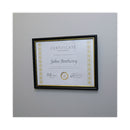 Universal All Purpose Document Frame, 8.5 x 11 Insert, Black/Gold, 3/Pack