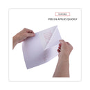 Universal White Labels, Inkjet/Laser Printers, 5.5 x 8.5, White, 2/Sheet, 100 Sheets/Pack