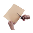 Universal Stainless Steel Office Scissors, Pointed Tip, 7" Long, 3" Cut Length, Black Straight Handle