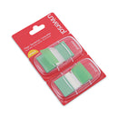 Universal Page Flags, Green, 50 Flags/Dispenser, 2 Dispensers/Pack